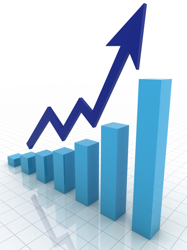 Business growth chart graph success